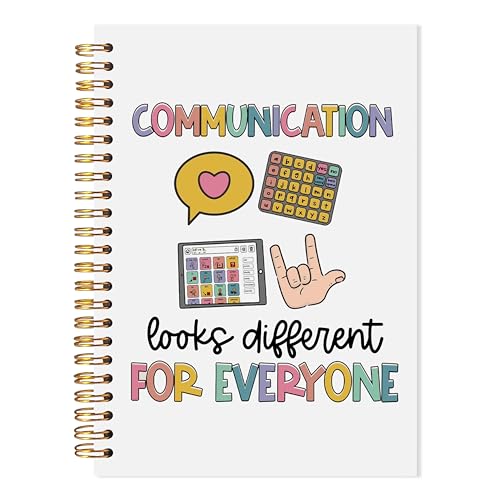 Carnet orthophoniste à spirales A5 | Journal thérapie et communication 14x21 cm