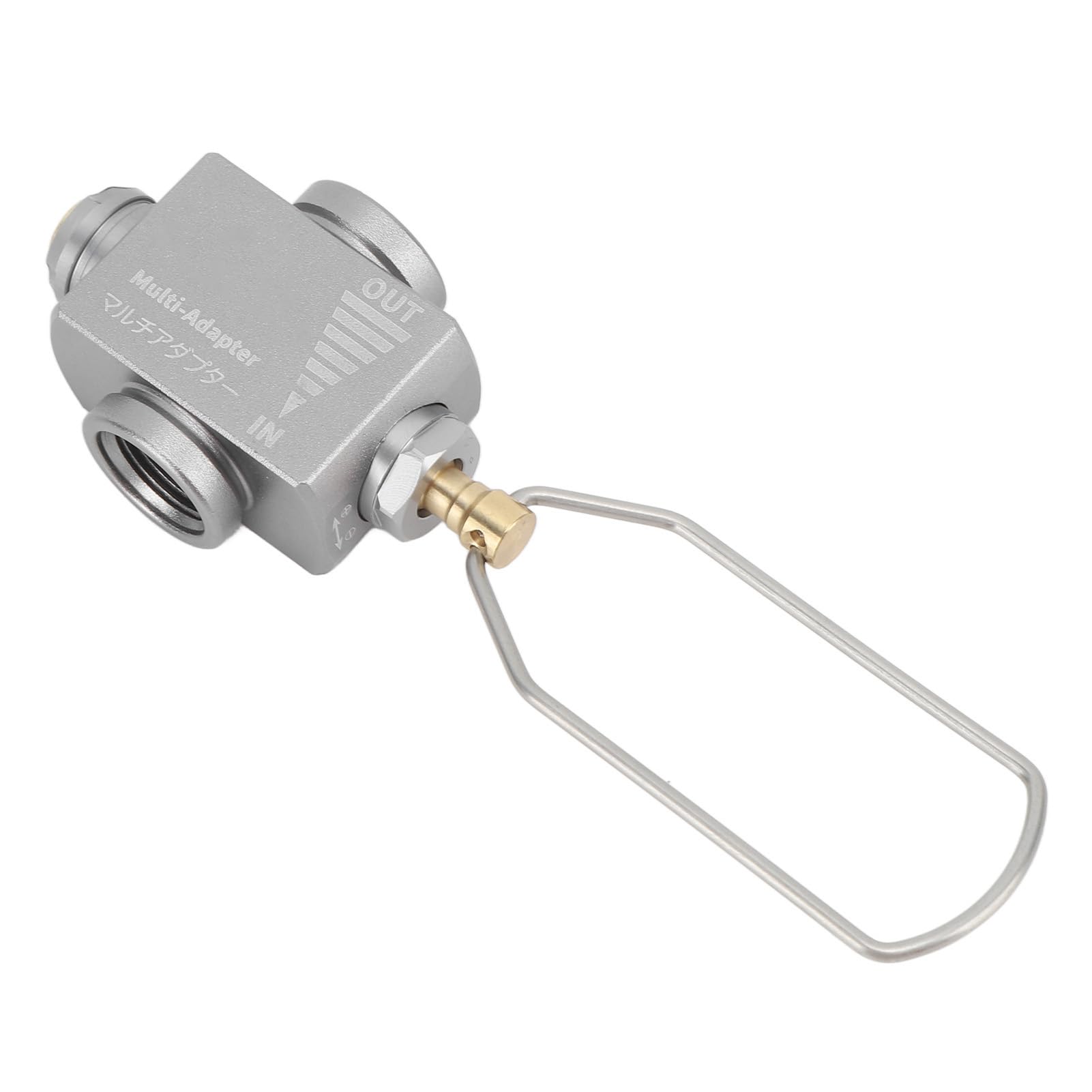 Z15 Gas Canister Refill Adapter, Adaptateur de Recharge de Gaz Portable Valve à Vent pour Camping Randonnée Pêche Activités Extérieures