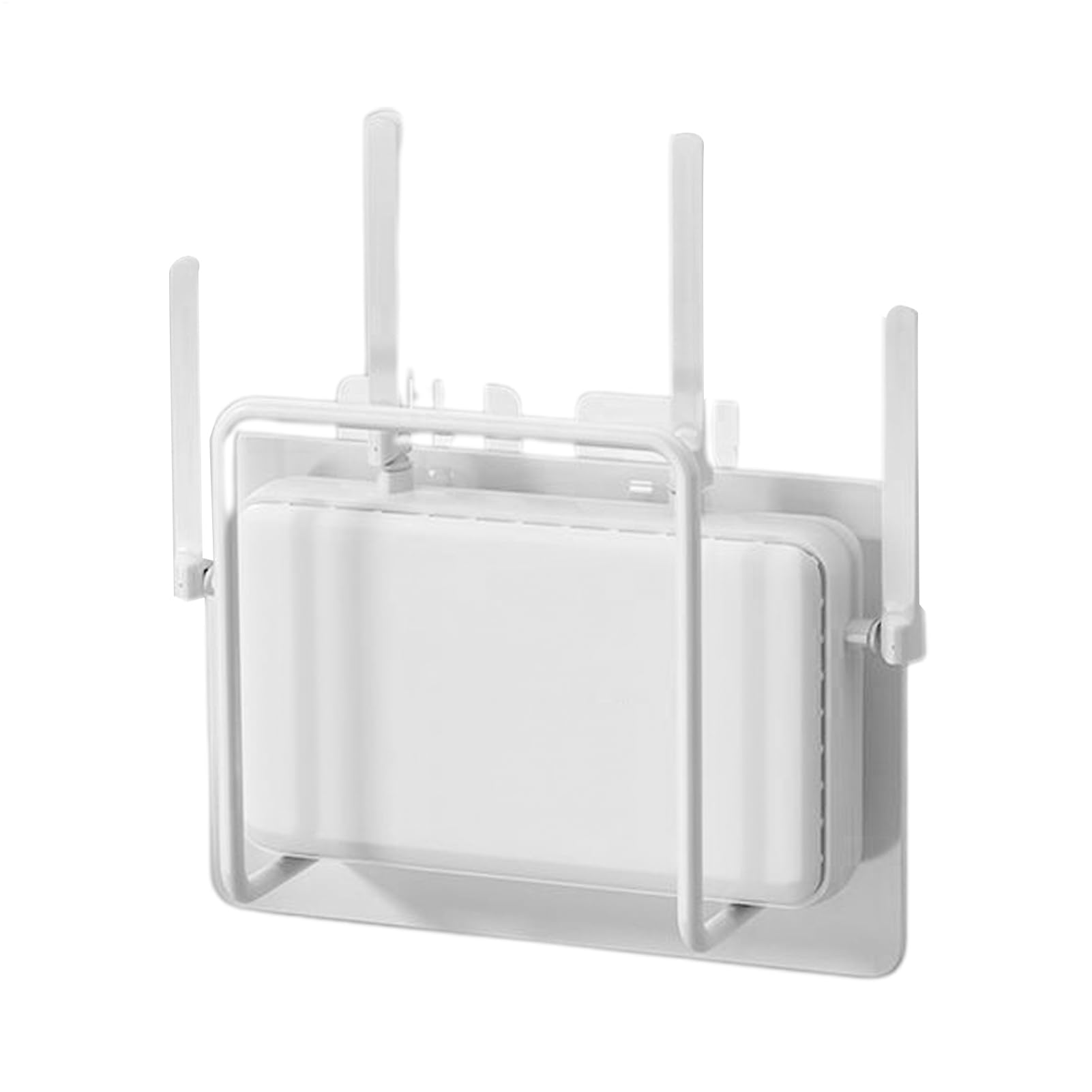 Router Shelf - No Drill Heavy-Duty | Cable Box Shelf Router Organizer Holder,for Power Strip Electronics Power Strip Living Room Bedroom Study Home Office