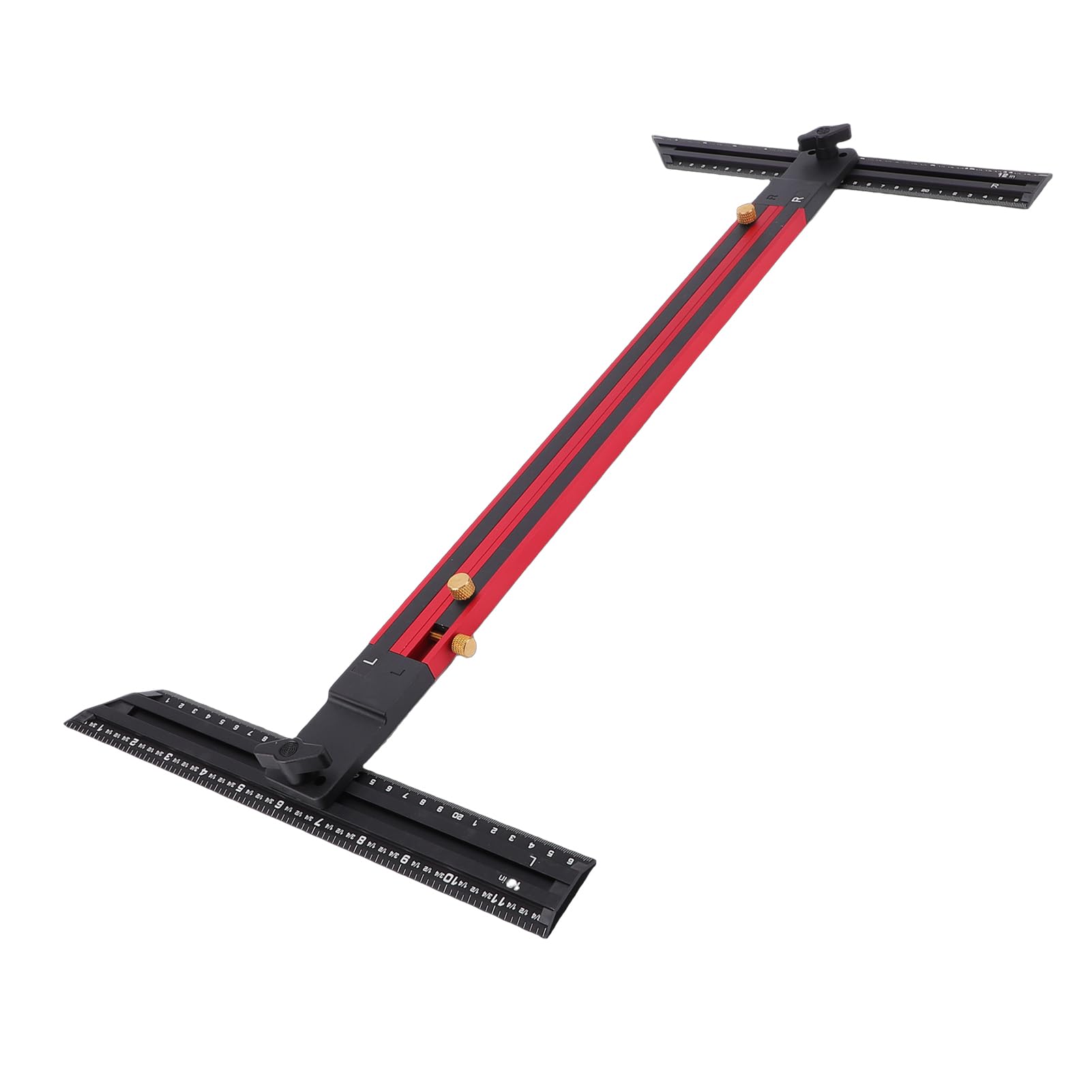 Herramienta de Plantilla para Peldaños de Escalera, Portátil y Plegable, para Mediciones Precisas en Proyectos de Carpintería y Bricolaje, Aleación de Aluminio de 58 a 164cm