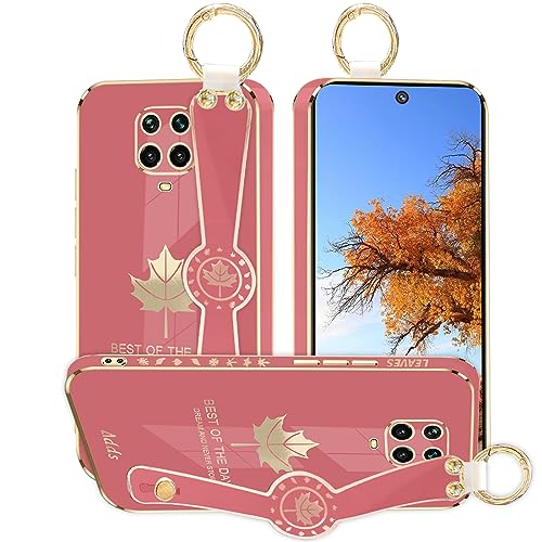 Funda antigolpes Redmi Note 9 Pro delgada y protectora con anillo de seguridad para mujer