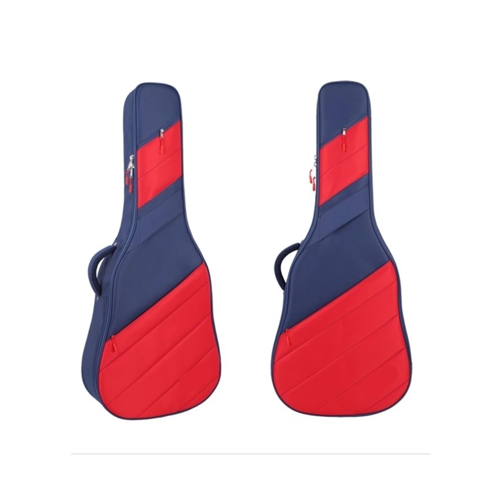 Torba na gitarę akustyczną o grubości 41 cali, ochronny pokrowiec fortepian do pieśni ludowych(Black with orange)