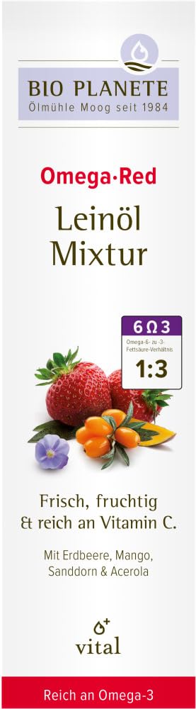 Bio Planete Omega Red Leinöl-Mixtur (6 x 0,10 l)