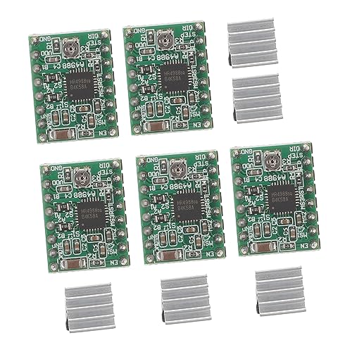 A4988 Stepper Motor Driver Module 5pcs Green for 3d Printers