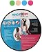Black MUSCLE FIX Bulk Clinical Kinesiology Recovery Injury Therapeutic Support Tape Uncut PRO FP Athletic Roll for IT Band Thigh Sciatica Lower Back Neck Plantar Fasciitis Hamstring Wrist