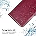 OCASE Galaxy S7 Edge Case [TPU Shockproof Interior Protective Case] [Card Slot] [Kickstand] Leather Wallet Flip Case Samsung Galaxy S7 Edge (Burgundy)