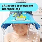 2 Pack Baby Shower Caps – Soft Hair Washing Shield Visor Hat for Toddlers Kids – Waterproof Protective Bath Shampoo Guard - Image 2