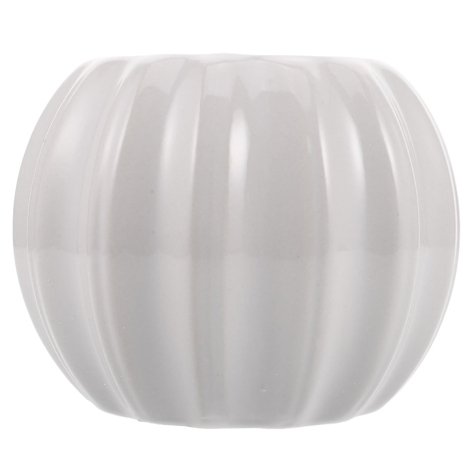 Vase en céramique blanc à fleurs design moderne pour salon