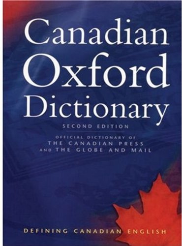 [Canadian Oxford Dictionary] [x] [August, 2004]
