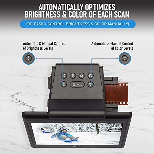 ClearClick Virtuoso 3.0 (Third Generation) 22MP Film & Slide Scanner (35mm, 110, 126) with Large 7