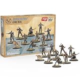 Modiphius Entertainment: Fallout Miniatures: Wasteland Survivors Core Box - 10 Miniatures & Bases, Hard Plastic, Unpainted & Unassembled, Tabletop PRG