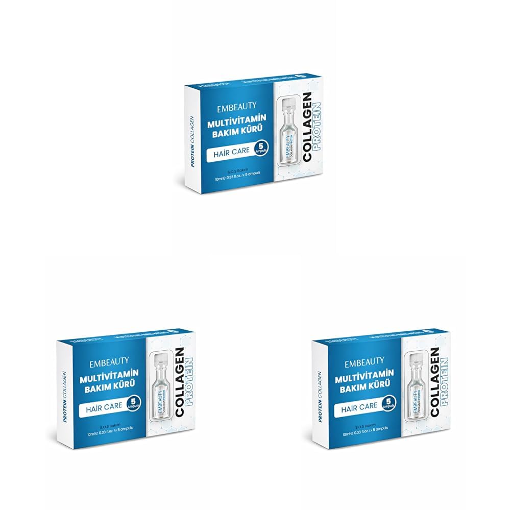 Dökülme Karşıtı Şok Bakım & Saç Vitamini 5li Ampul (3 paketi)