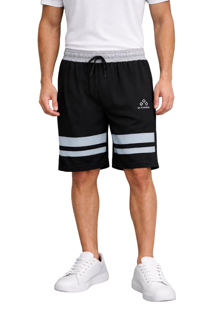 Men’s Cotton Printed Shorts Elastic Waist Casual Summer Shorts-picture-33