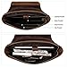 Kattee Men's Leather Satchel Briefcase, 15.6