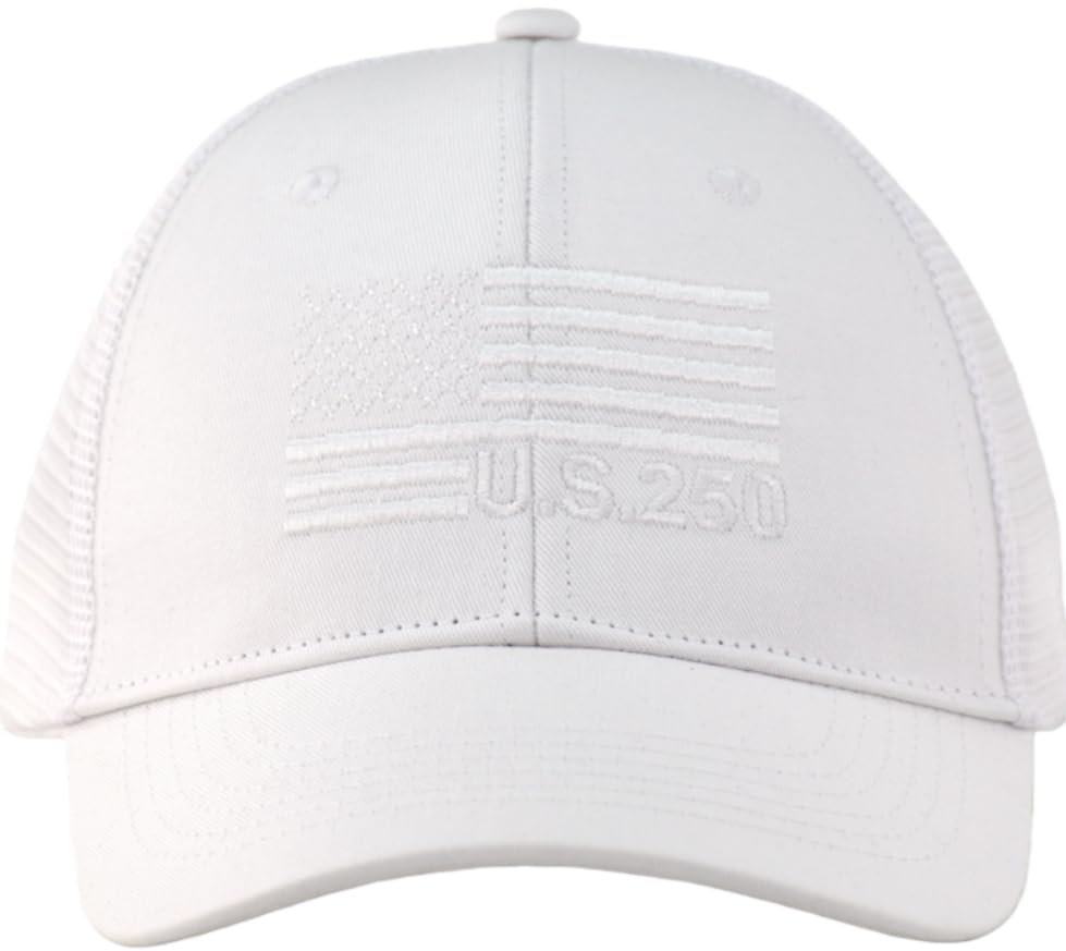 Image of American Flag Trucker Cap, Regular & XL-3XL, Big Head Snapback Patriotic Baseball Hat (Up to Size 8)