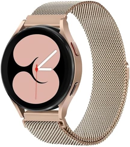 VEMIGON Stainless Steel Magnetic Strap Compatible with Samsung Galaxy Watch 7/6/5/4 40mm 44mm/ Watch5 pro 45mm/ Watch 3 41mm/ Classic 6 47mm 43mm/ Classic 4 46mm 42mm, 20mm Metal Replacement Band