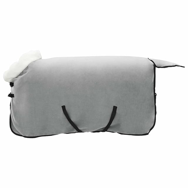 vidaXL Manta para Caballo Gris Claro Completo 75 cm Forro Polar