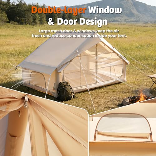YOLENY Carpa Inflable para Camping con Claraboya y Bomba miniatura 5