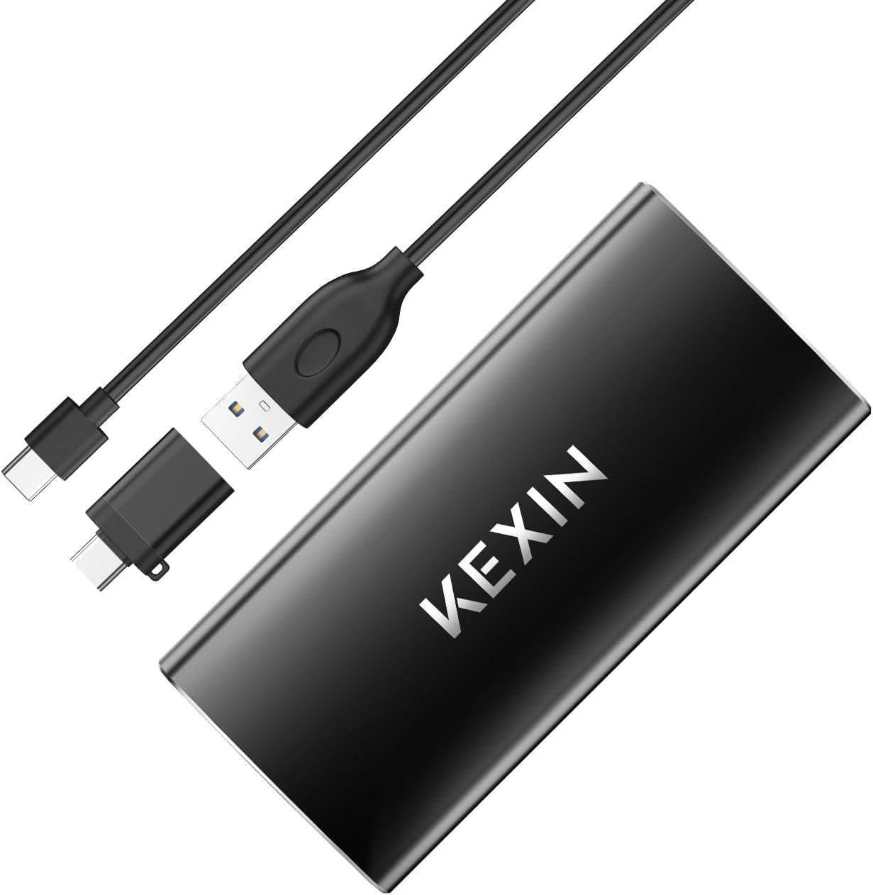 KEXIN External SSD 256GB External Hard Drive USB C Portable SSD, Up to 500MB/s, USB 3.1 External Solid State Drive for PC Mac Android Game Console, Laptop, Xbox, PS4 and More-image-11