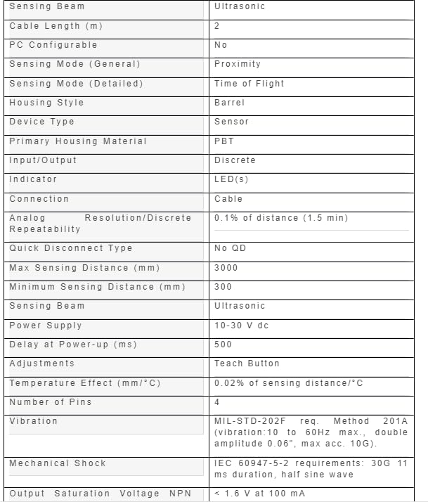 Vanky Industry Banner T30UXDC Temp Compensation Ultrasonic Sensor New