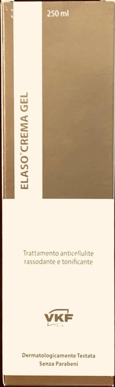 ELASO CREMA GEL 250 ml | TRATTAMENTO ANTICELLULITE RASSODANTE E TONIFICANTE | COADIUVA LA RIDUZIONE DEGLI INESTETISMI CUTANEI DERIVANTI DALLA CELLULITE E DALLE ADIPOSITA' SOTTOCUTANEE
