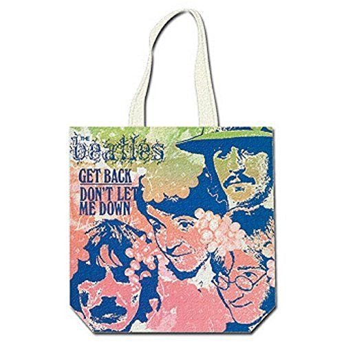The Beatles Bolsa de algodón con cremallera: Get Back (con cremallera superior)