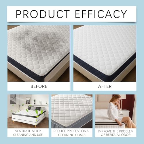 Limpiador De Manchas De Sofá - Eliminador De Manchas Amarillas En Colchones Para Tejidos,Detergente Para Hogar Coche Hotel Alfombra Tapicería Ropa Cojín Almohadas Algodón Látex Vino - imagen 4