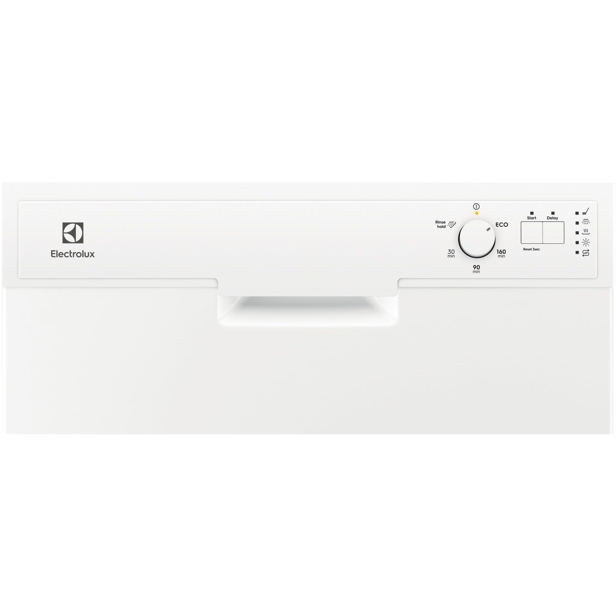 Electrolux ESA17210SW Lavavajillas, 60 cm, 13 Cubiertos, Secado AirDry, 5 Programas, 3 Temperaturas, 48 dB(A), Serie 300, Clase E