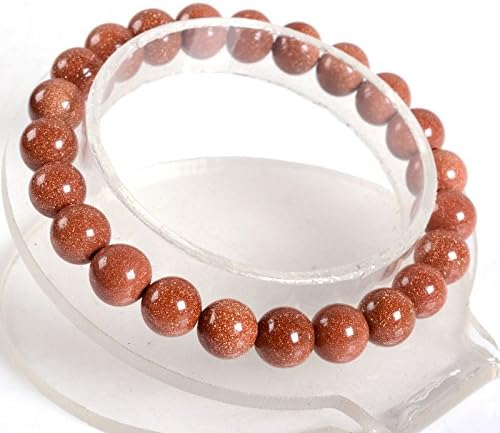 Justinstones 8mm Round Beads Stretch Bracelet 7 Inch Unisex - Image 2