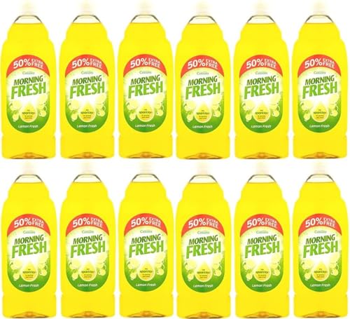 Image of Cussons Morning Fresh Lemon Washing Up Liquid 675ml - Pack of 12