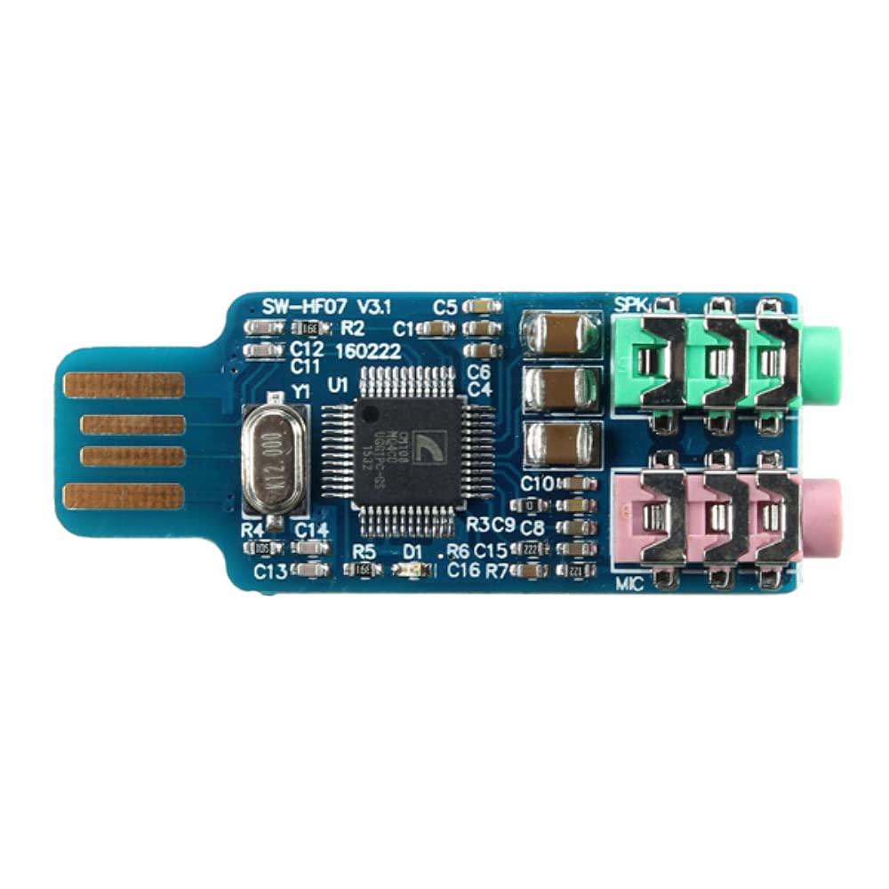 DollaTek Free Drive Scheda audio USB Computer portatile Modulo scheda audio esterna Chip scheda audio USB CM108