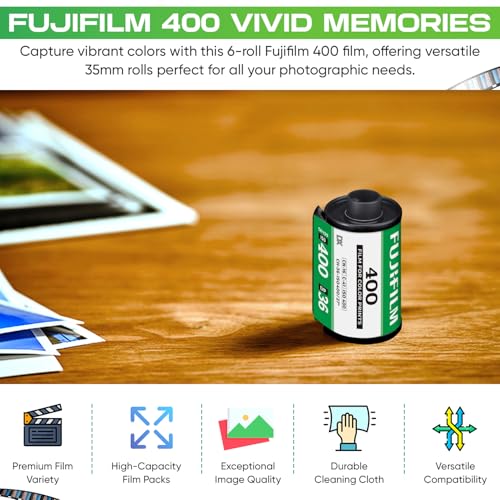 Fujifilm 400 Film Bundle, 6 Rolls (2x3 Pack), 36 Exposures Each for 35mm Cameras - Thumbnail 2