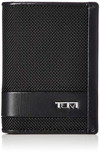 TUMI ALPHA SLG GUSSETED CARD CASE, Schwarz (Schwarz 19-3911tcx)