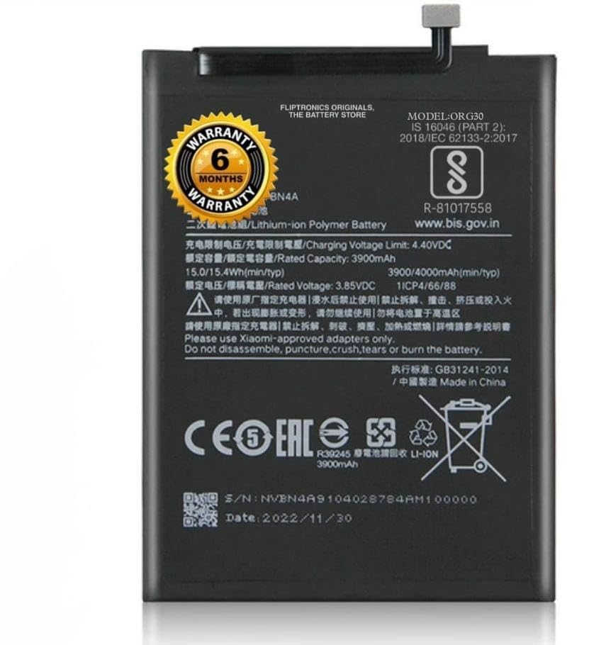 Image of Original BN4A Battery for Redmi Note 7 Pro /7 / 7S / M1901F7C / M1901F7G / M1901F7S Battery with 6 Month Warranty**** (N0013)
