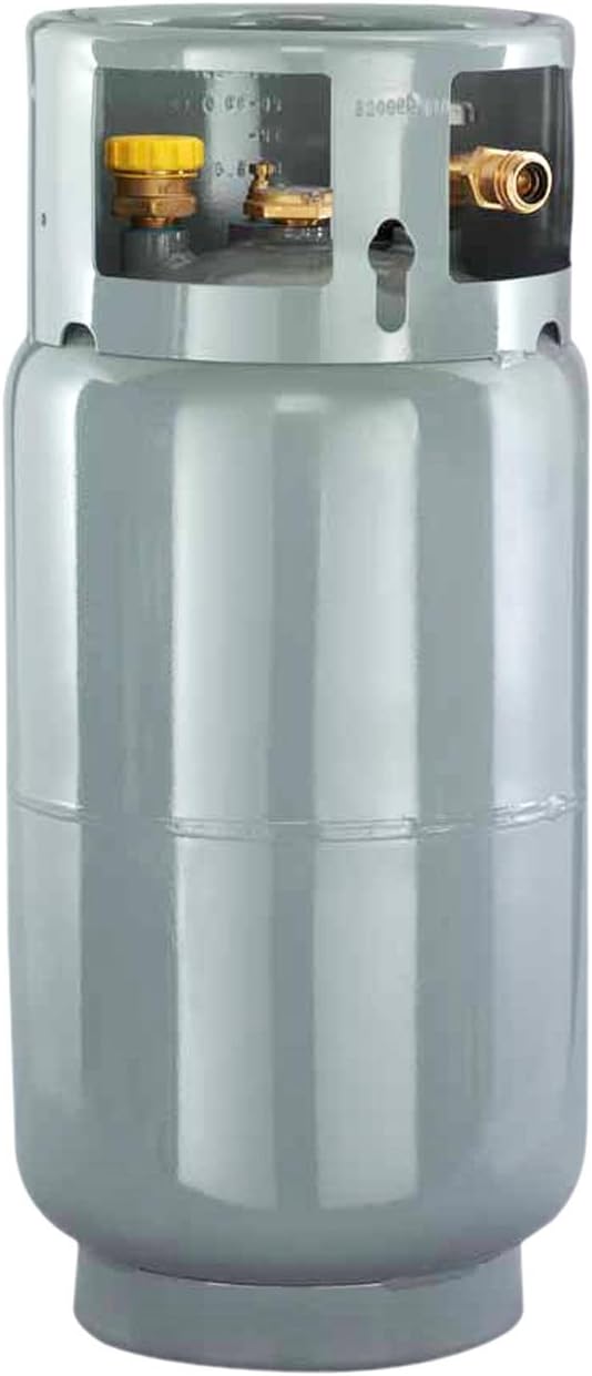 Worthington 282077 33-Pound Steel Forklift Cylinder With Gauge And Fill Valve