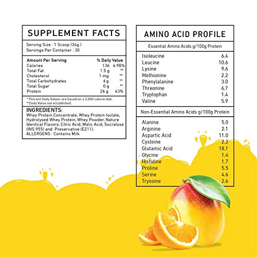 Bigmuscles-Nutrition-Frotein-26g-Refreshing-Mango-Flavored-Hydrolysed-Whey-Protein-Isolate-30-Servings-1-kg-15g-EAA-0g-Sugar