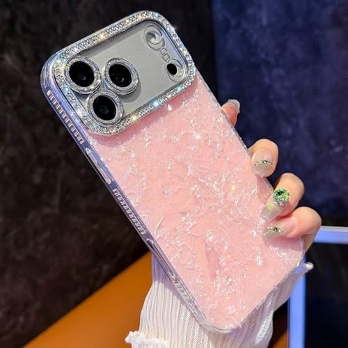 Coque compatible iPhone 16 Pro Max de luxe souple rose haute finition - 3