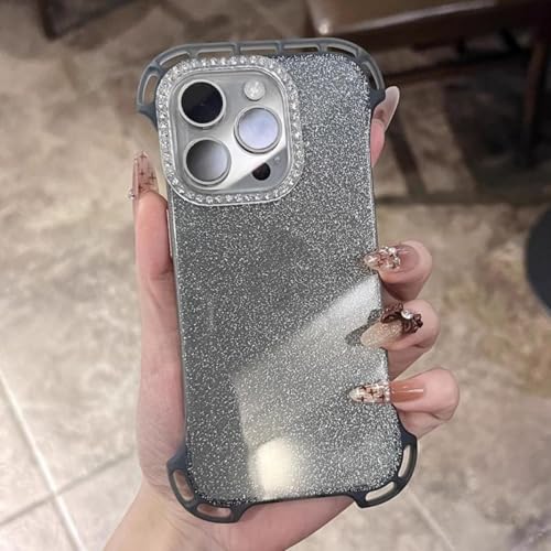 Coque rigide en acrylique iPhone 14 Pro finition pailletée haut de gamme