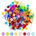 Hebayy 500 Fichas de plástico Transparentes de 8 Colores para el Bingo (Cada uno Mide 1.9 cm de diámetro)