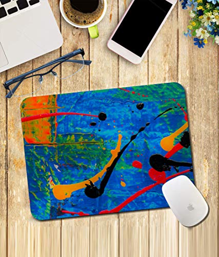Image of WHATS YOUR KICK Abstract Pattern | Floral | Pattern | Rangoli | Printed Mouse Pad /Designer Waterproof Coating Gaming Mouse Pad for Computer /Laptop (Multi29)