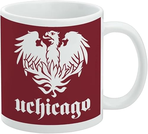 GRAPHICS & MORE Taza de café de cerámica con logotipo primario de la Universidad de Chicago, tazas de regalo novedosas para café, té y bebidas