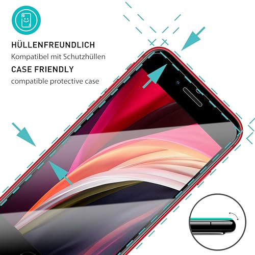 Panzerglas für iPhone SE smartect Schutzglas (3 Stück, klar)