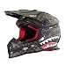 O'Neal Unisex-Adult Off-Road Style 5 SRS Warhawk Helmet BLK/GRN M (Black/Green, med)