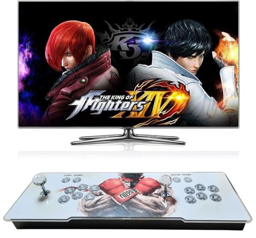 Coverzone Retro Oyun Konsolu 60000 Dahili Oyun Atari Salonu Oyunları Tek veya 2 Kişilik 4 çekirdekli ÇalışmaGelişmiş ASIMD destekli ARMU8 İşlemci 24cm x 76cm (Monitör Dahil Değildir) M10 Pro