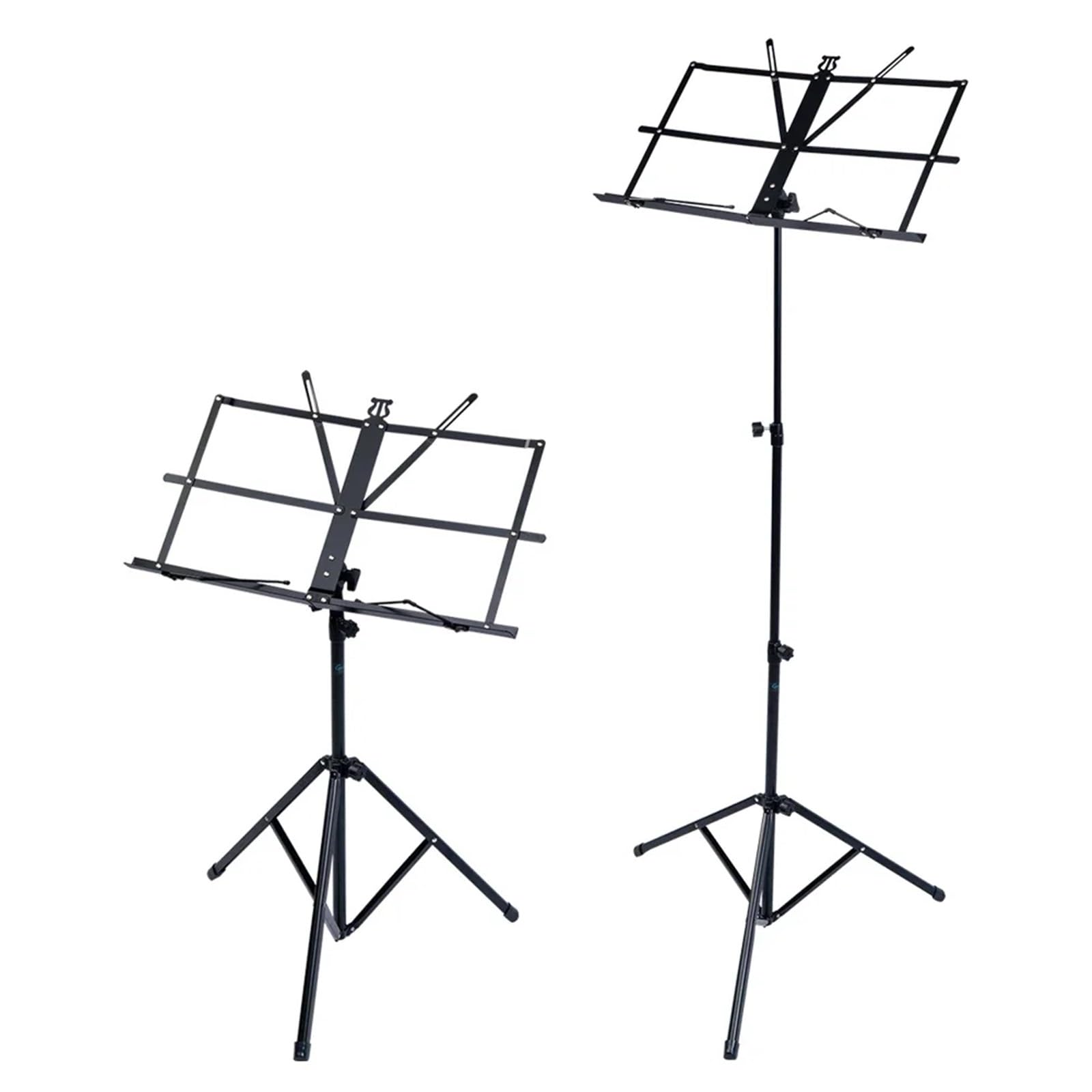 Leggio per Spartiti Leggio Pieghevole for spartiti Musicali, Portatile, in Lega di Alluminio, con treppiede, Altezza Regolabile, con Borsa for Il Trasporto