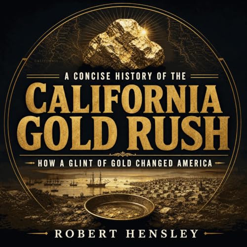 『A Concise History of the California Gold Rush: How a Glint of Gold Changed America』のカバーアート