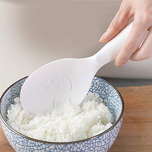 Fuxinghao 2 Pcs Rice Paddle，Non-Stick Rice Spoon, Stand-Up Serving Rice Spatula #TOP1