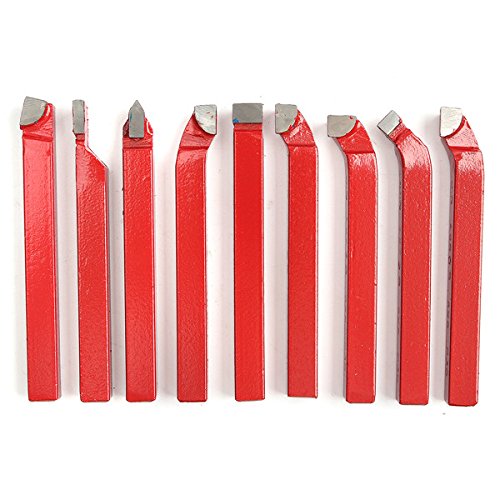 EsportsMJJ 11Pcs Carburo di Punta Capovolto Taglierina Tornio Utensile Set 8Mm