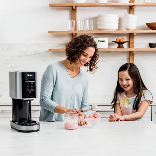 Ninja Creami Sorveteira 220v - Máquina de sobremesa geladas para Gelato, Milkshakes, Sorvetes, Tigel