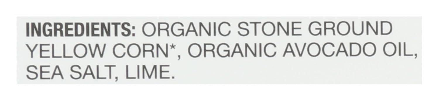 Zack's Mighty Tortilla Chips, Avocado Oil Sea Salt, USDA Certified Organic, Gluten Free & Non-GMO, 7.5 Ounce (Pack of 9)